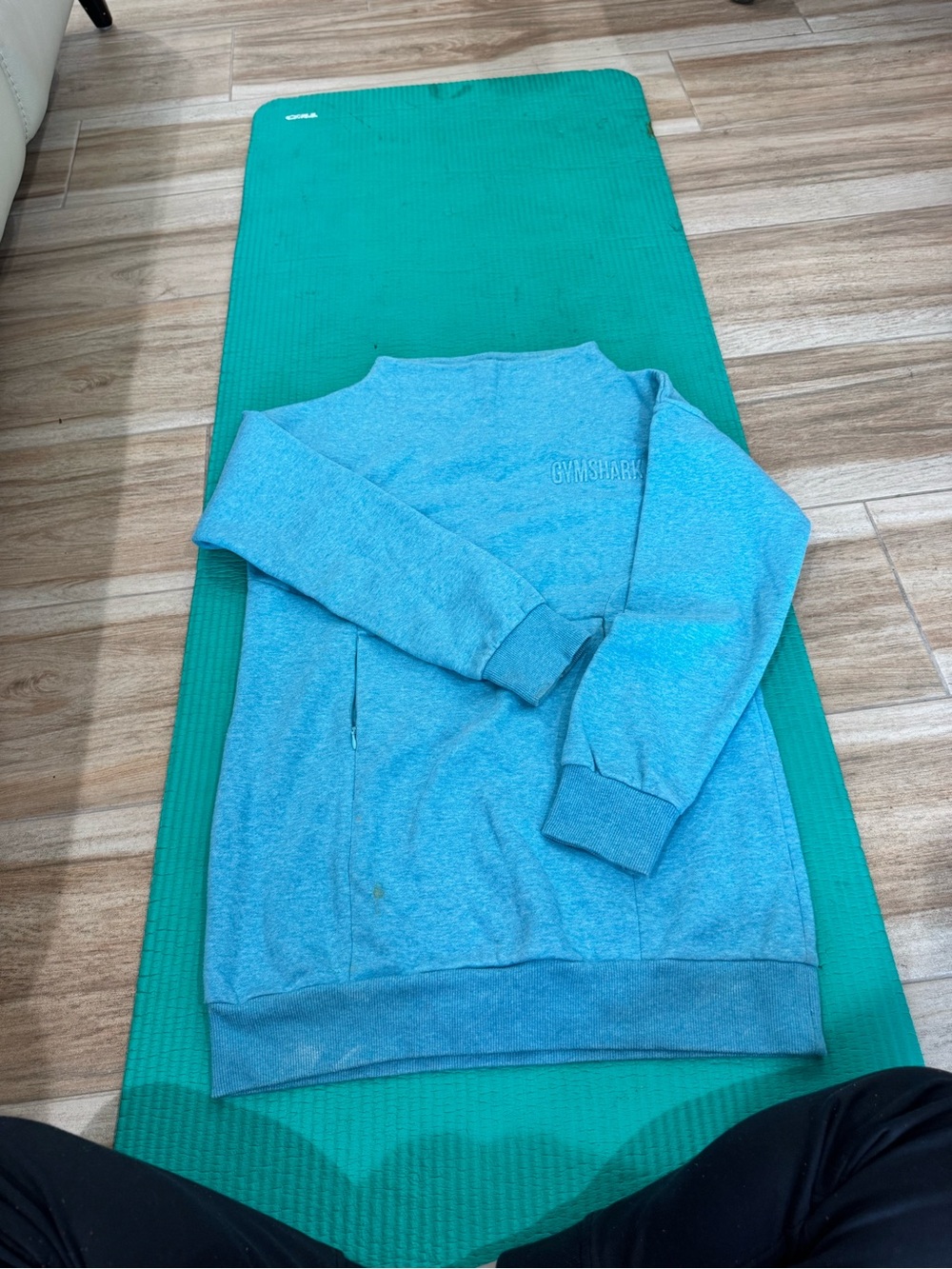 Gymshark Men's Teal Crewneck Sweatshirt